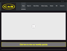 Tablet Screenshot of cscleaningsupply.com